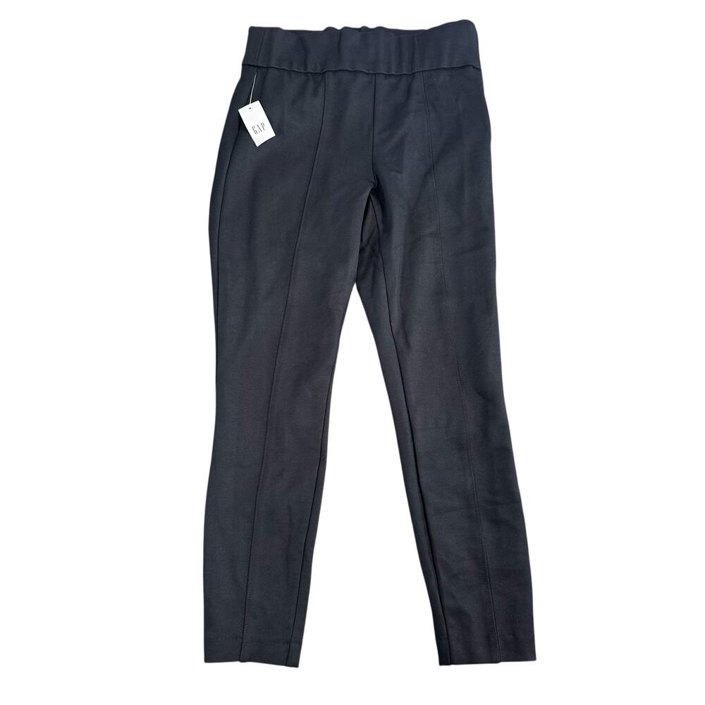 Gap Women's Side Zip Ponte Leggings Black Petite Size XS